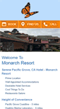 Mobile Screenshot of monarchresortmontereybay.com